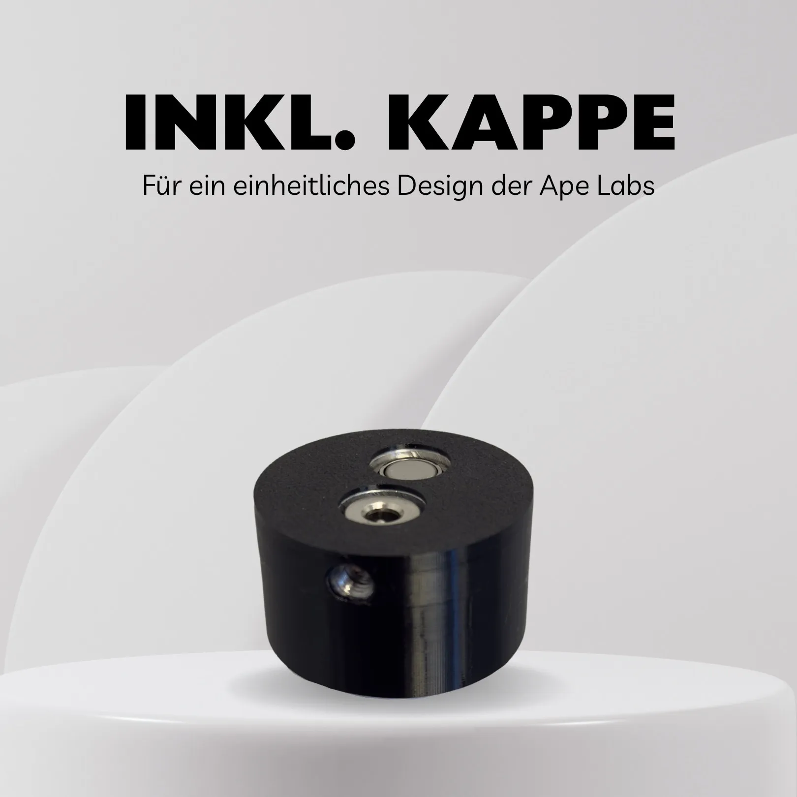 Stative Adapter 3/8 Zoll + Kappe für Ape Labs Neon Tube & Neon Tube PIX, Ansicht 2