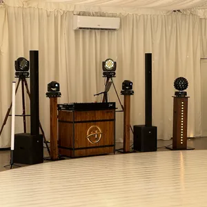 DJ-Pult von Sascha Juranek vor der Tanzfläche im Bajka Hotel & Resort