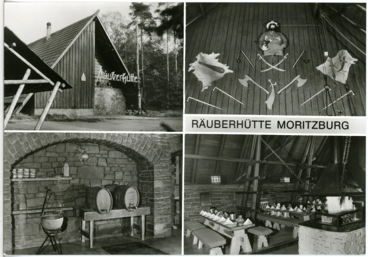 Die Räuberhütte in Moritzburg im Jahr 1984